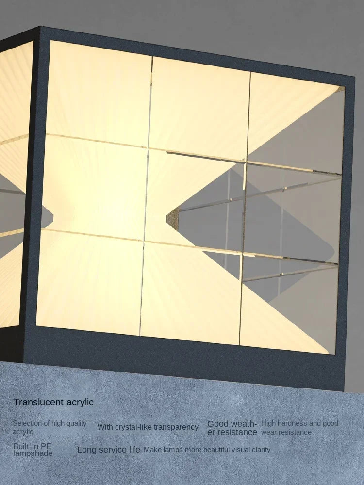 lampes solaires à led pour décoration extérieure de jardin - vue 6 sur 7