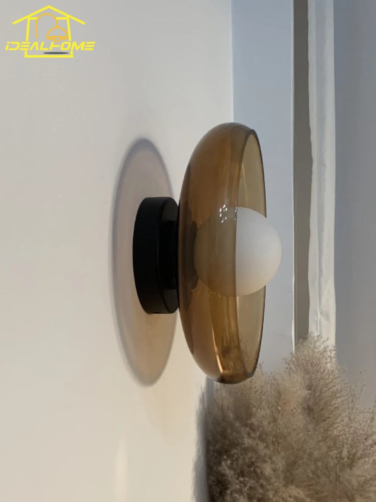applique murale médiévale en verre design pour décoration intérieure - vue 5 sur 7