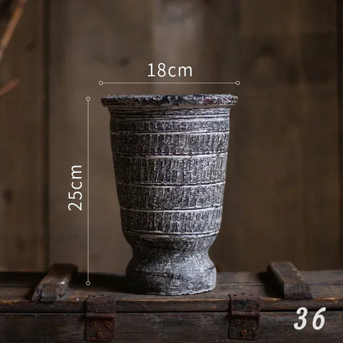 jardinières en poterie rustiques pour décoration intérieure et extérieure - vue 25 sur 25