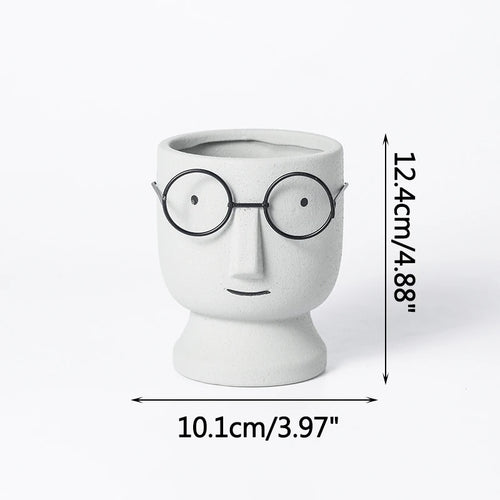 pot à fleurs en céramique mignon design nordique intérieur - vue 12 sur 22