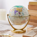 globe terrestre rétro rotatif pour apprendre la géographie