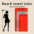 Serviette de plage microfibre motif floral vintage multiusage
