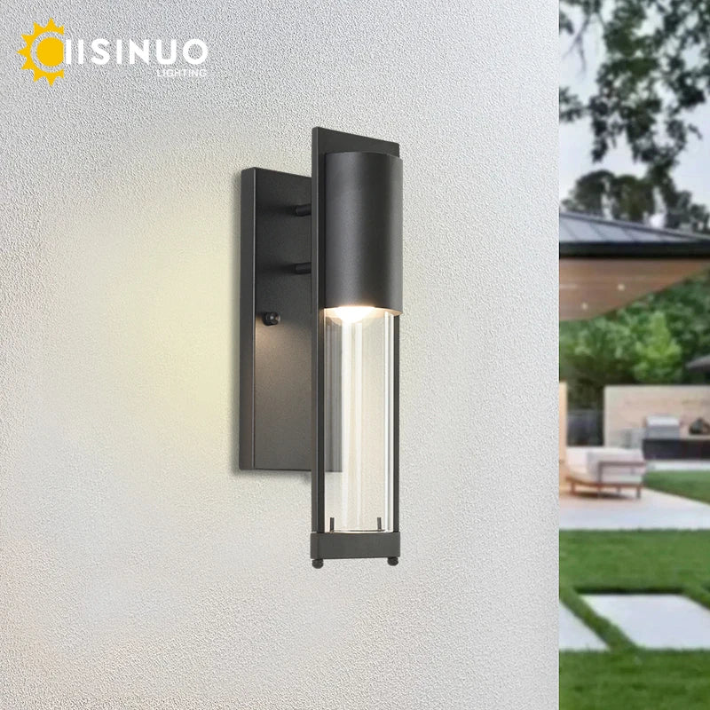 Éclairage mural LED extérieur étanche rétro Vintage Bronze E27 ampoule pour jardin porche applique réverbère 96V220V applique Luminaire - vue 4 sur 8