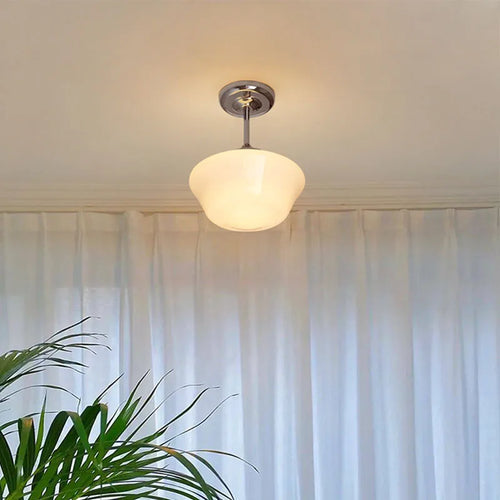 Plafonniers en verre de porche de balcon médiéval Bauhaus lampes de décoration de chambre simples lampes de porche allée couloir éclairage d'entrée lustres - vue 6 sur 8
