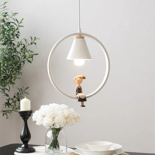 lampe à oiseaux nordique moderne en fer pour décoration intérieure - vue 4 sur 16