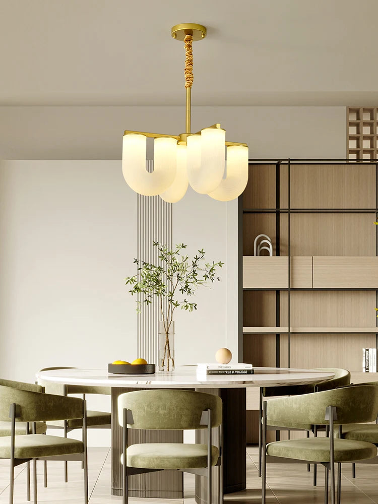 suspension led design nordique moderne en fer pour intérieur - vue 3 sur 10