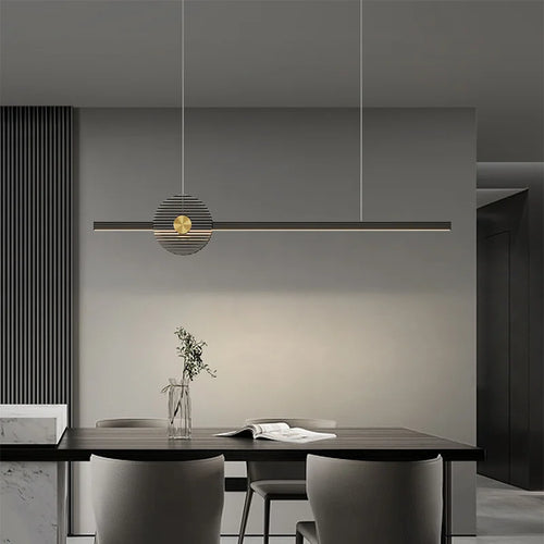 lustre moderne unique avec intensité variable pour ambiance élégante - vue 2 sur 10