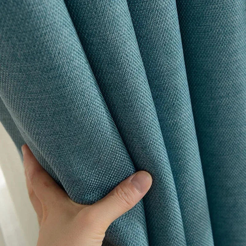 Rideau occultant moderne tissu épais pour salon chambre - vue 1 sur 11