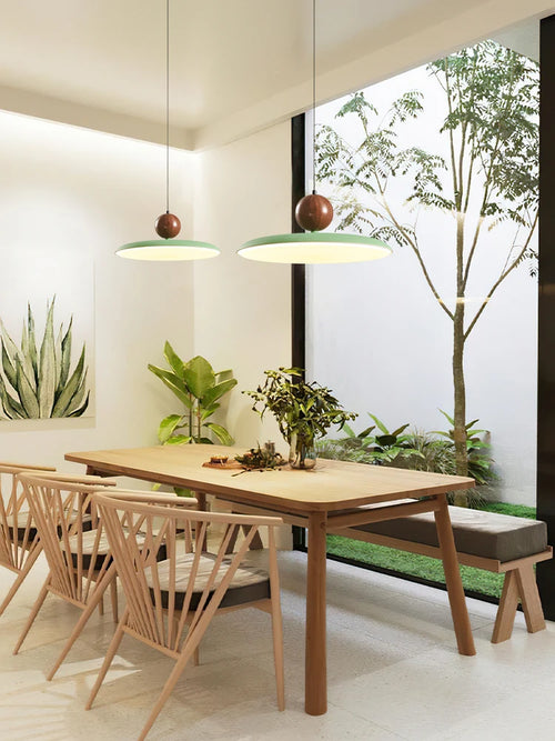 lampe à poser design en bois de noyer pour intérieur élégant - vue 4 sur 10