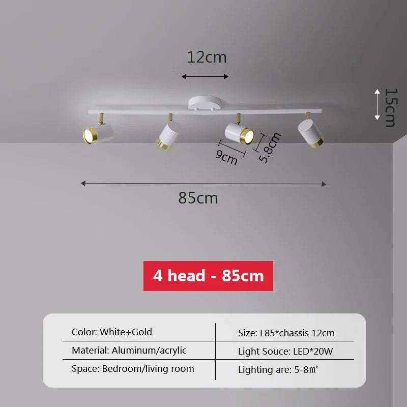 plafonnier led moderne à bande lumineuse décorative pour intérieur - vue 11 sur 21