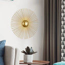 applique murale soleil led déco pour hôtel boutique