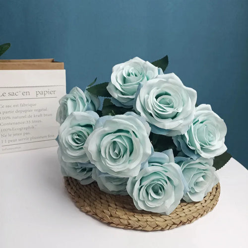 bouquet de roses artificielles pour mariage et décoration intérieure - vue 17 sur 30