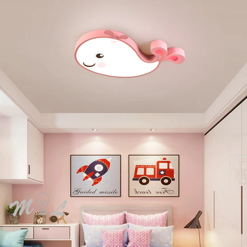 plafonnier led baleine éclairage créatif moderne pour enfant - vue 2 sur 15
