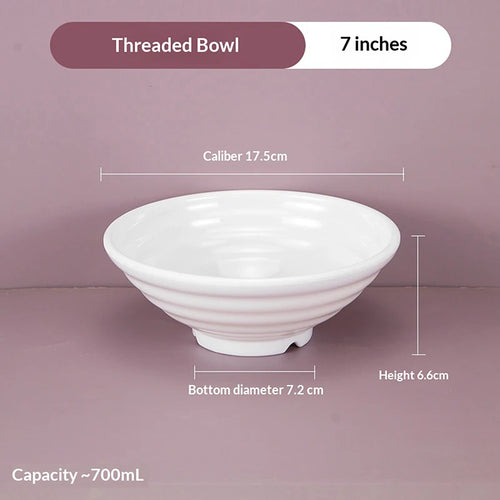 bol ramen melamine epais resistant style japonais cuisine - vue 11 sur 12