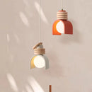 suspension LED créative résine cordon réglable
