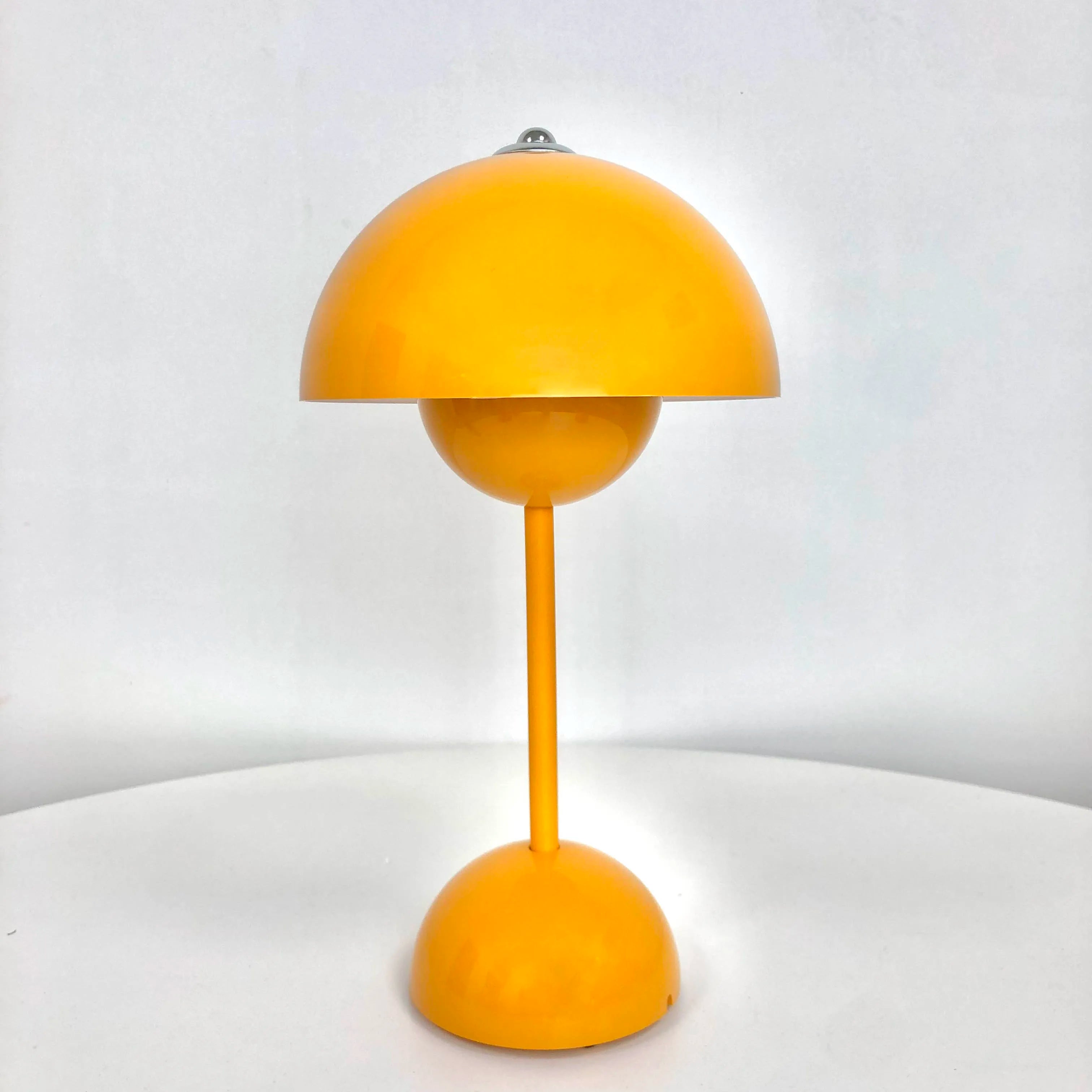 Lampe de table led nordique interrupteur tactile supérieur lampe de table de chargement USB lampe de champignon de bourgeon de fleur lampe de table décorative de table de chevet - vue 14 sur 14