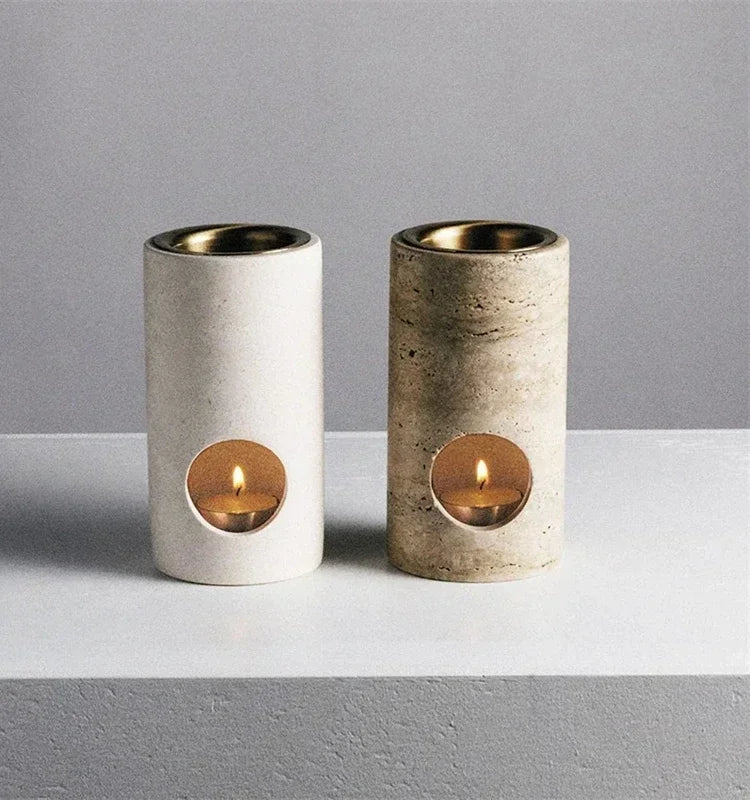 diffuseur d'huiles essentielles cylindrique en pierre personnalisable en gros - vue 2 sur 4