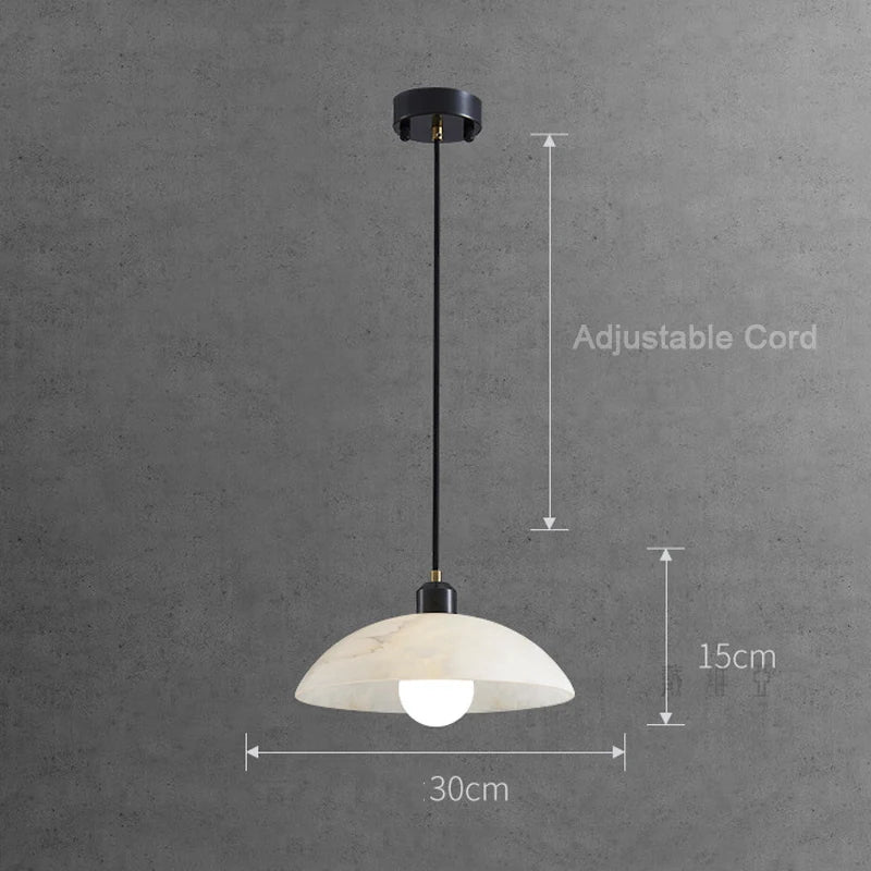 lustre de luxe en marbre populaire pour bar et restaurant - vue 8 sur 8