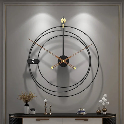 horloge murale design moderne silencieuse pour décoration intérieure - vue 2 sur 7