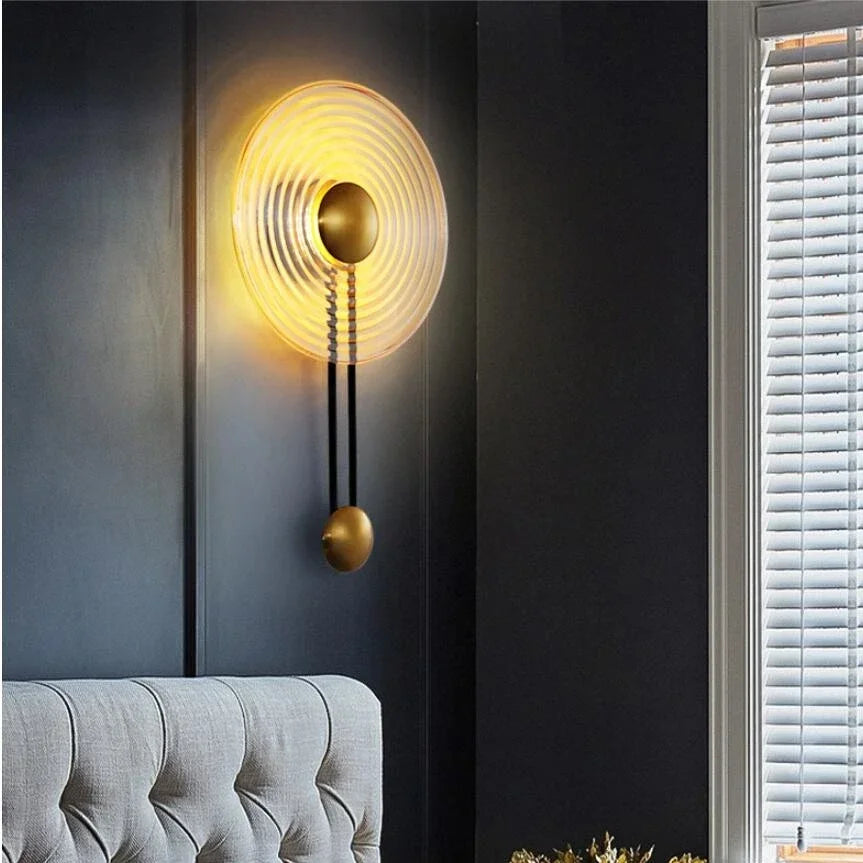 applique murale led nordique à ondulations design moderne et simple - vue 4 sur 10