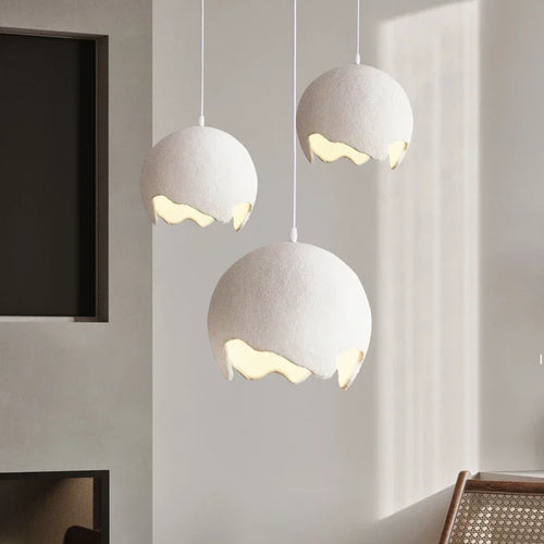 lustre en micro-ciment design moderne pour bar et restaurant - vue 2 sur 9