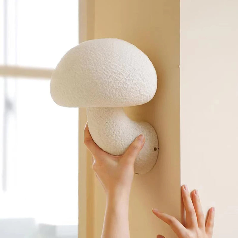 applique murale créative en résine en forme de champignon pour - vue 4 sur 6