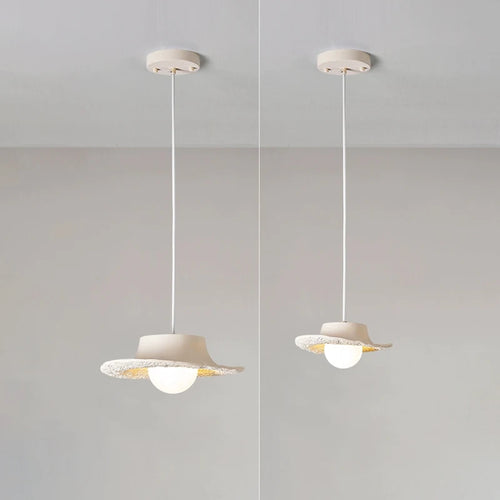 suspension led style wabi sabi nordique simple pour restaurant - vue 5 sur 13