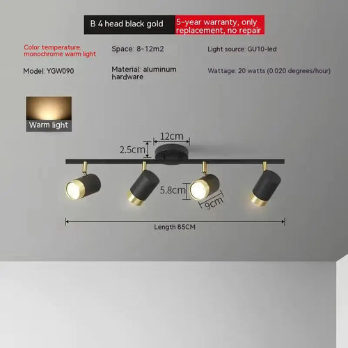 plafonnier à spots Led - vue 18 sur 23