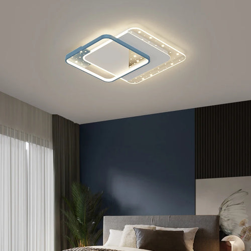 plafonnier moderne à leds pour éclairage intérieur décoratif - vue 2 sur 20