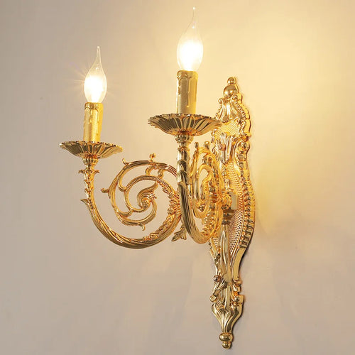 applique murale en zinc et cristal pour éclairage décoratif élégant - vue 4 sur 6