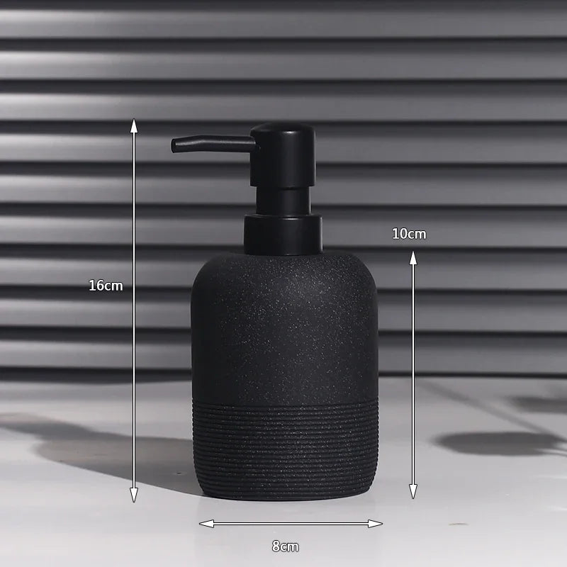 bouteille d'émulsion en grès pour salle de bain luxe - vue 9 sur 11