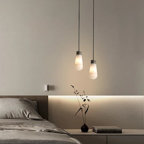 suspension créative en jade pour éclairage intérieur élégant - vue 3 sur 9