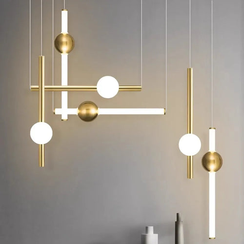 suspension horizontales modernes pour table à manger - vue 2 sur 22
