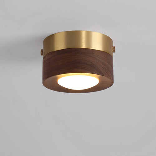 plafonniers en noyer et frêne led pour éclairage décoratif - vue 6 sur 10