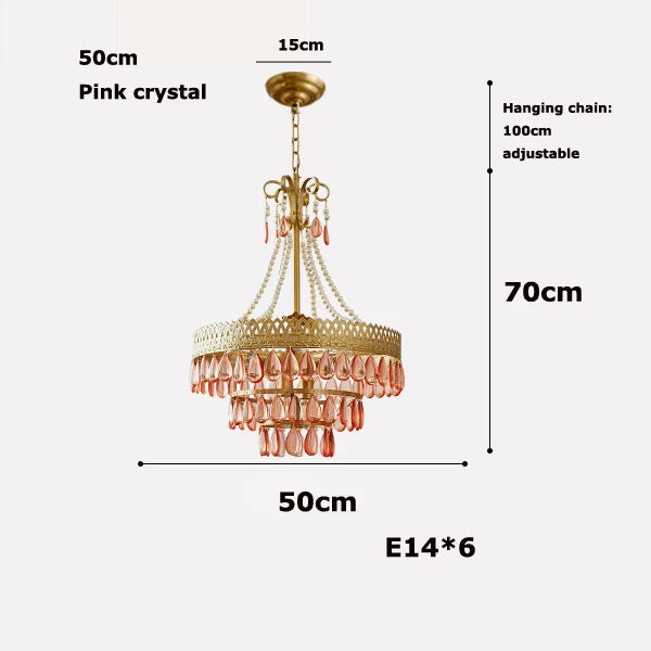 lustre à led cristal en forme de goutte d'eau 2024 pour éclairage élégant - vue 9 sur 14