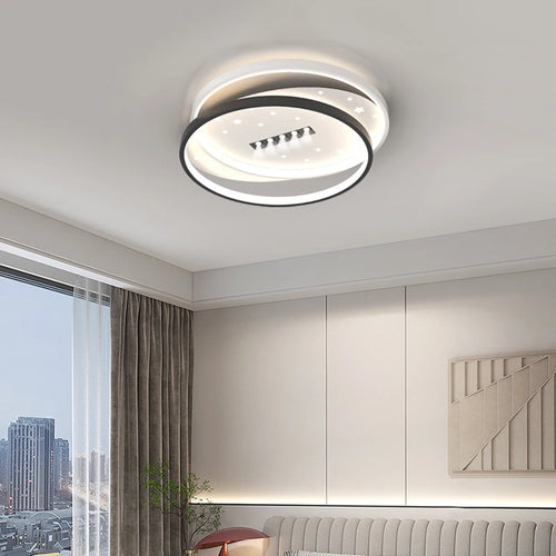 plafonnier led moderne pour intérieur et ambiance élégante - vue 4 sur 9