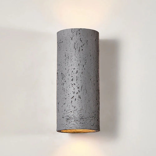 applique murale led en ciment style nostalgique décoration rétro wabi sabi - vue 4 sur 11