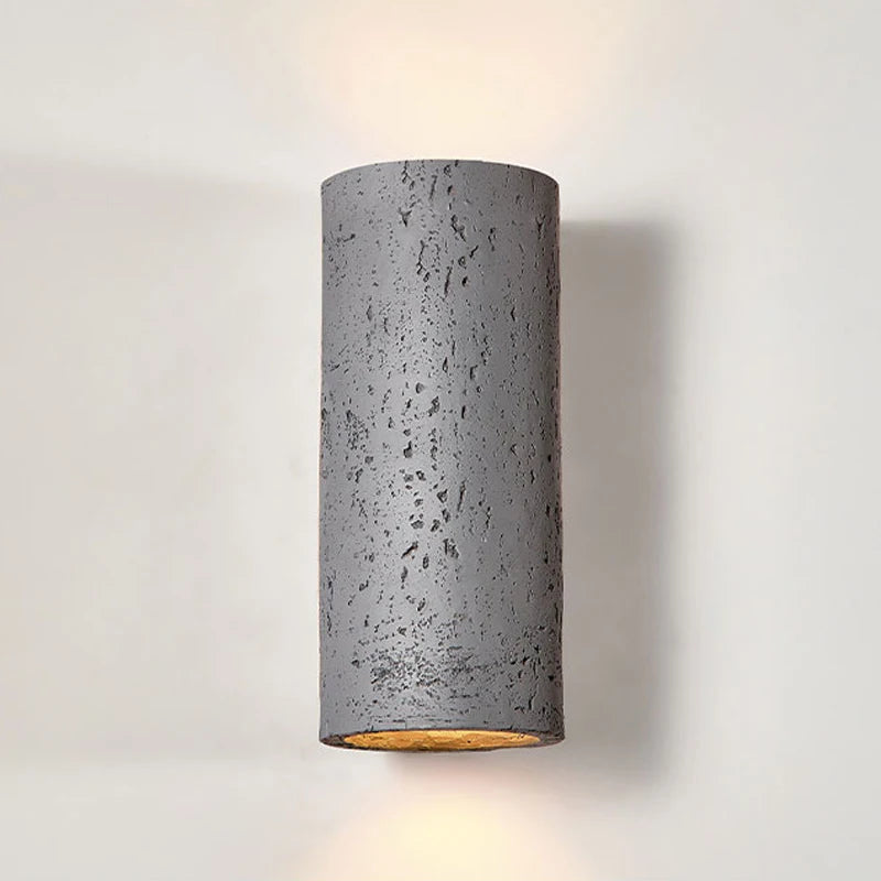 applique murale led en ciment style nostalgique décoration rétro wabi sabi - vue 4 sur 11
