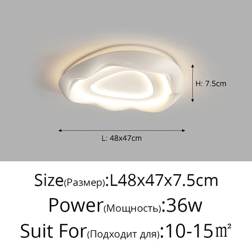 plafonniers à led modernes pour un éclairage intérieur créatif - vue 14 sur 14