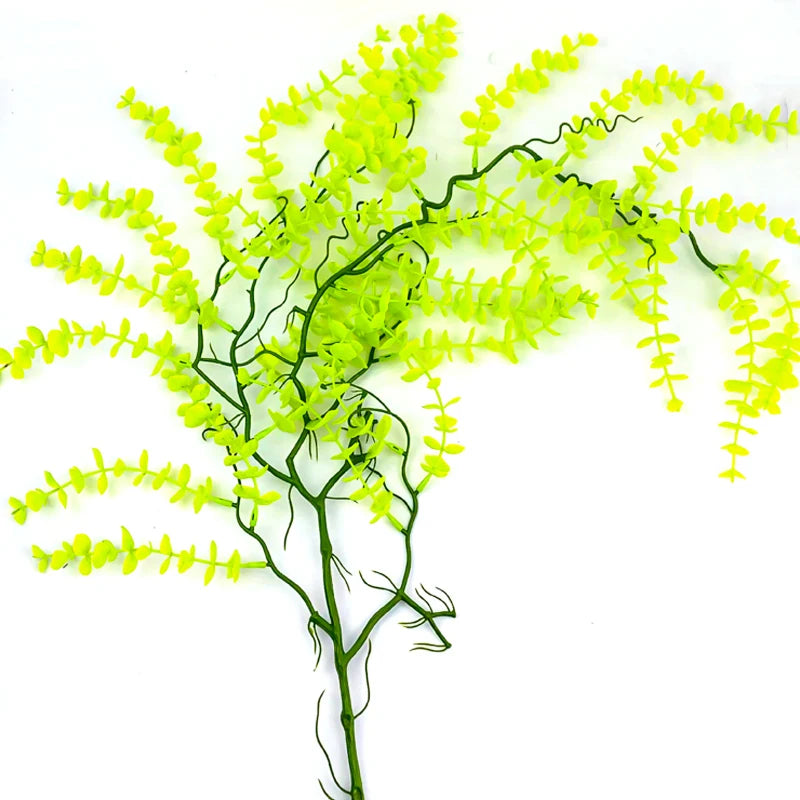plantes artificielles en rotin et eucalyptus pour décoration intérieure et extérieure - vue 4 sur 6