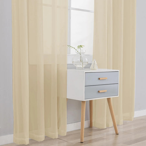 Voilage tulle extra long sur mesure hauts plafonds - vue 2 sur 10