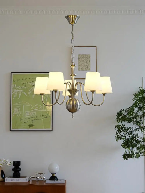 lustre rétro français style bauhaus pour décoration élégante - vue 3 sur 7