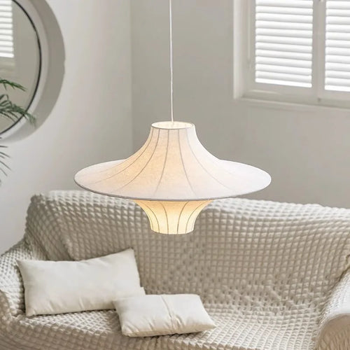 Suspension Led en soie Wabi Sabi - vue 3 sur 8