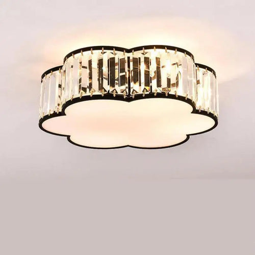 plafonnier moderne en cristal style européen lampes créatives à led - vue 4 sur 12