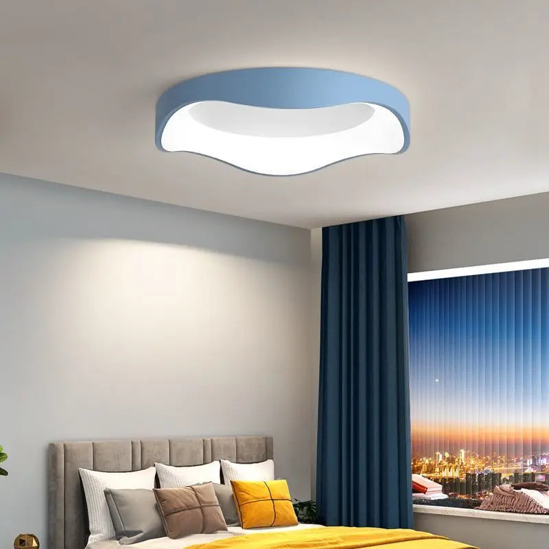 plafonnier led nuages acryliques éclairage intérieur moderne réglable - vue 4 sur 15