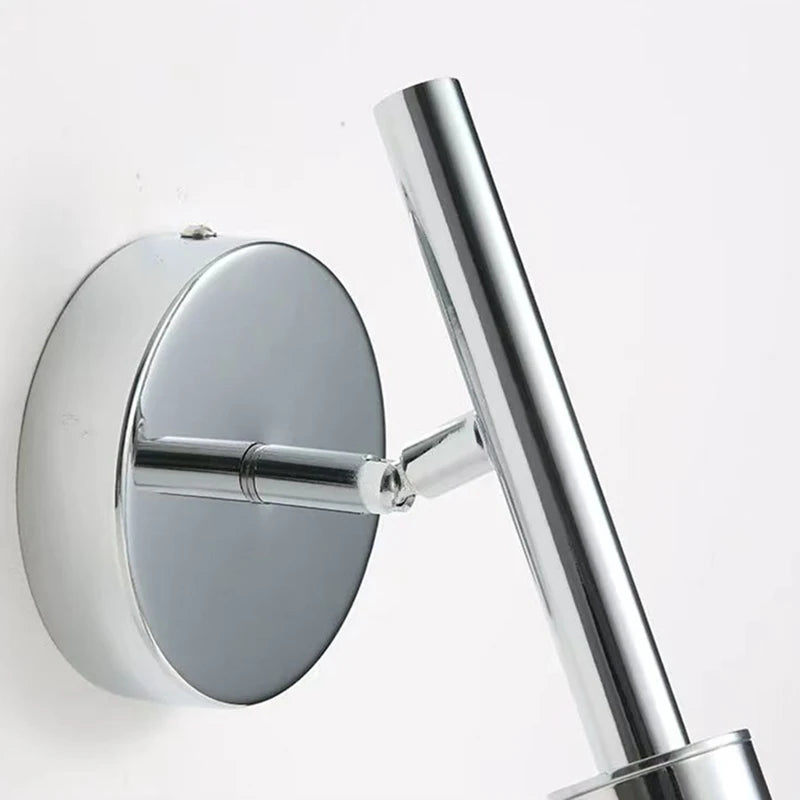 applique murale métal chrome lecture angle réglable - vue 6 sur 10