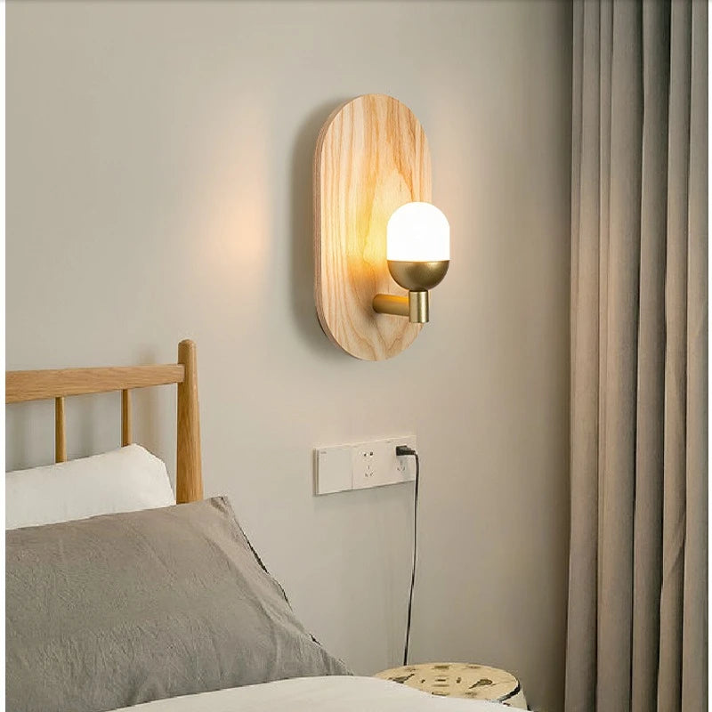 applique murale en bois design nordique pour décoration intérieure - vue 6 sur 9