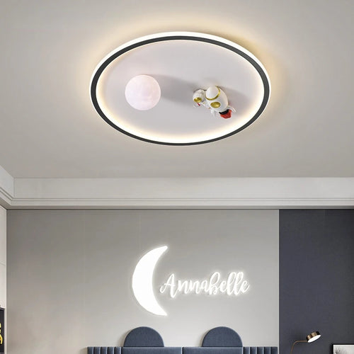SANDYHA moderne espace planète plafonnier lampe de dessin animé chambre d'enfants Lampa Sufitowa Techo Plafonnier lampara Colgantes Para - vue 4 sur 16