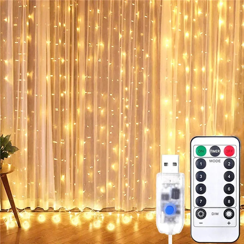 guirlande lumineuse led pour noël et décoration festive - vue 1 sur 14