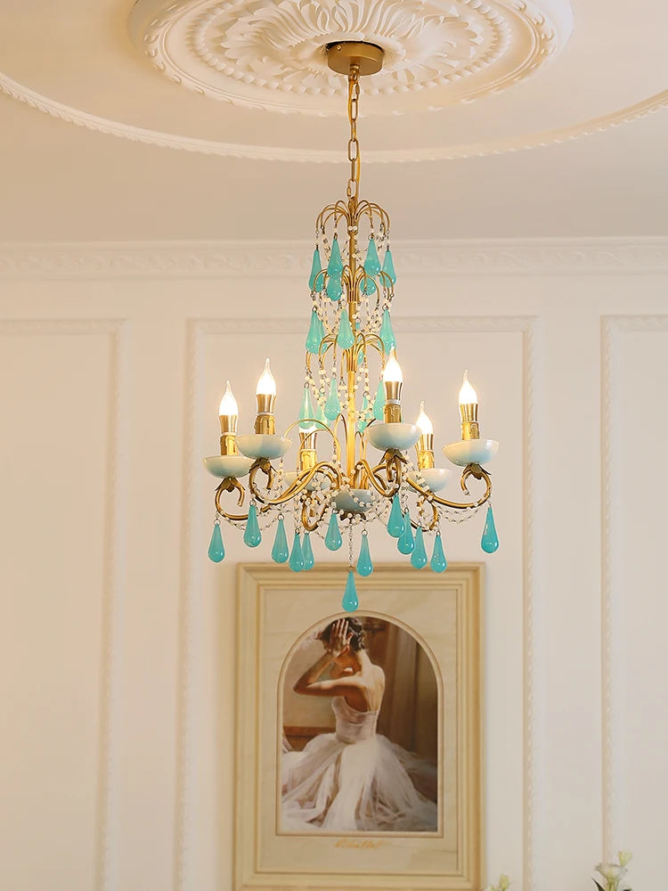 lustre créatif en forme de goutte pour décoration moderne - vue 4 sur 7